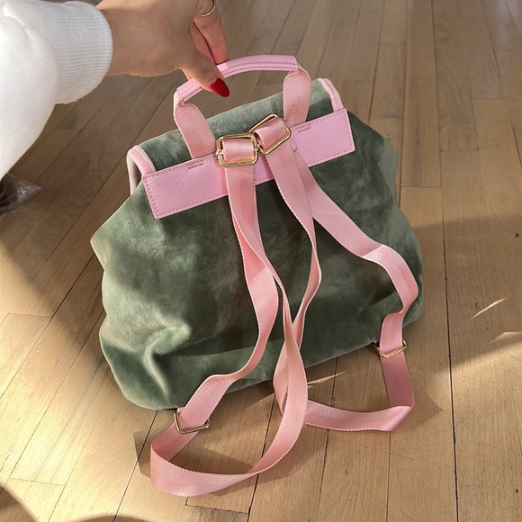 NWT Juicy Couture x Stoney Clover Lane Velour Backpack - Picture 7 of 14